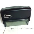 インク内蔵キリトリスタンプ7cm（ブラック）