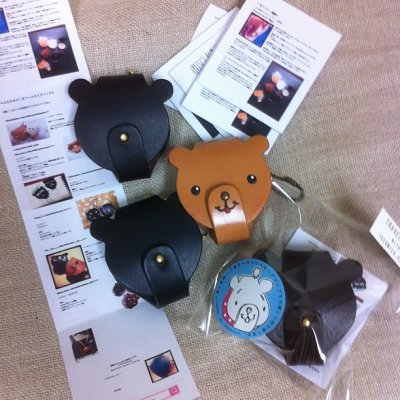 画像3: マスキングテープキャリングケース/トラベリングベア（通称くまケース）ステッチ無し