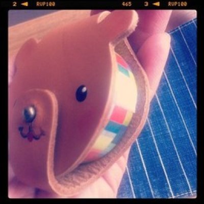 画像5: マスキングテープキャリングケース/トラベリングベア（通称くまケース）ステッチ無し