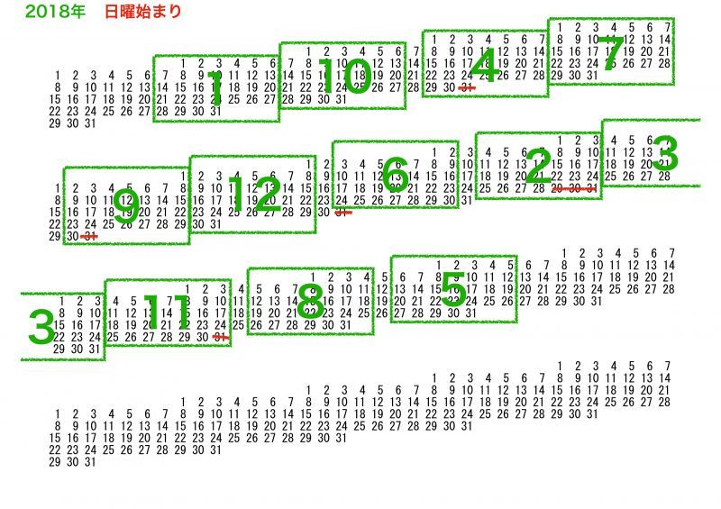 画像: co貼暦（コハルコヨミ）日本語版